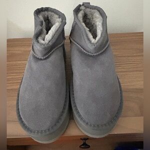 Ugg platform ankle boots